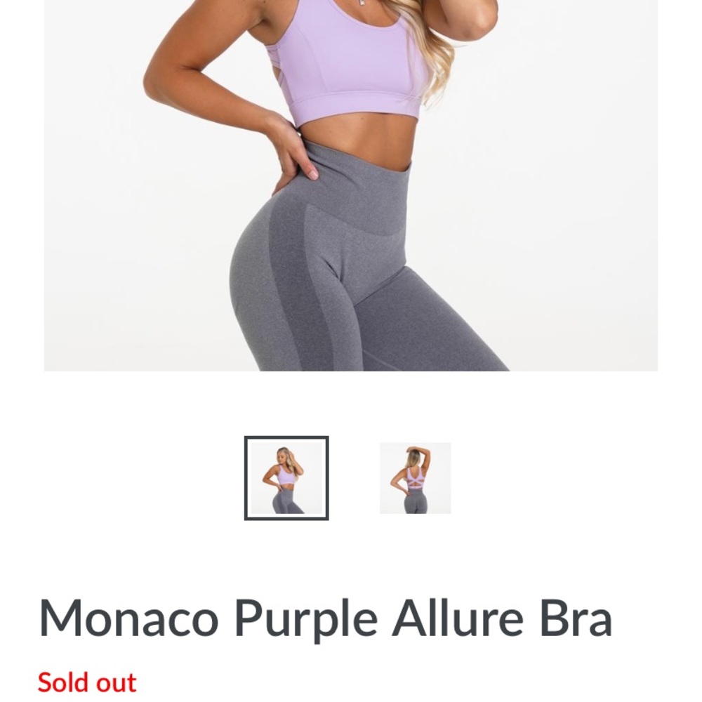 BRAND NEW!! NVGTN Allure Bra - S